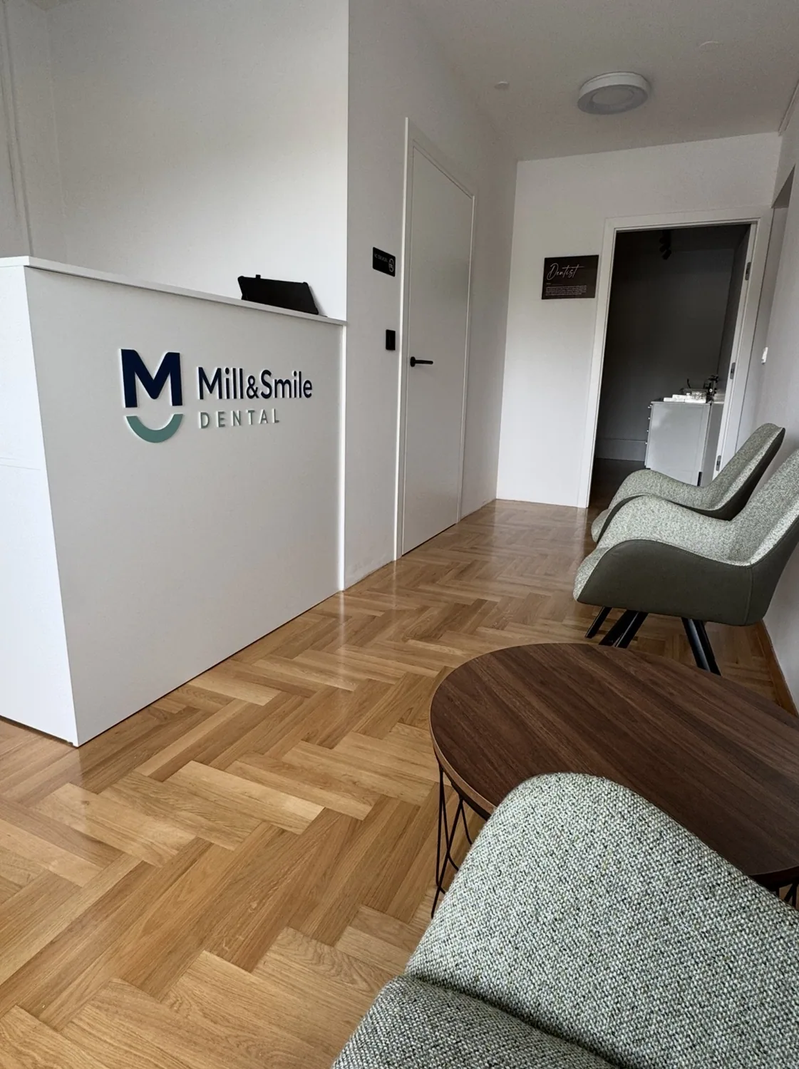 Recepcija ordinacije Mill&Smile Dental